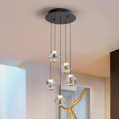 Lustra LED suspendata design decorativ modern Zaria 5L