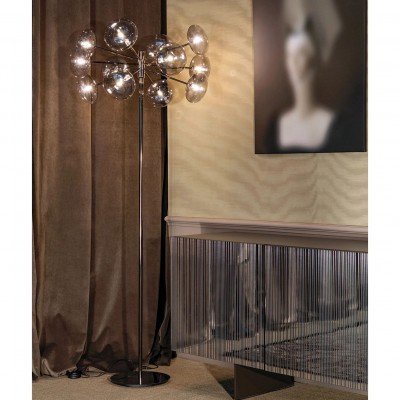 Lampadar, Lampa de podea LUX, Sticla Suflata, Breath