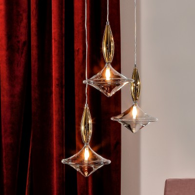 Lustra deosebita cu 3 pendule design LUX Étoile 02