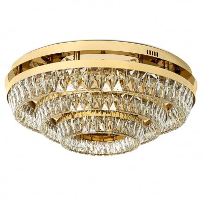Lustra aplicata LED, Plafoniera, Auriu, Sticla, SAYOV 80 auriu