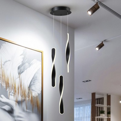 Lustra LED suspendata design modern Twist 