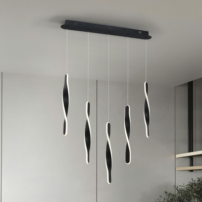 Lustra LED suspendata design modern Twist 