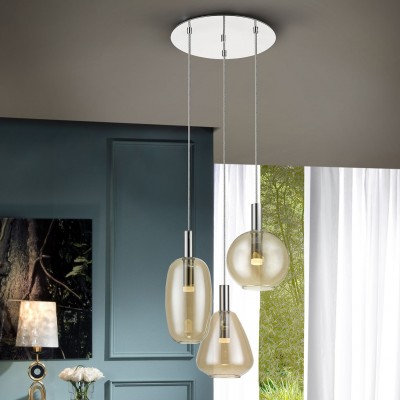 Lustra LED suspendata design modern Nara 3L