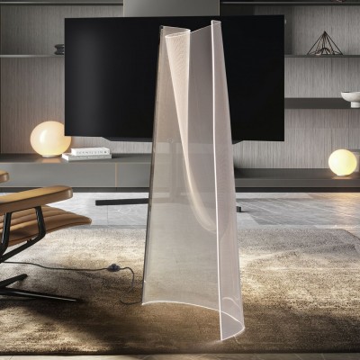 Lampadar LED design ultra-modern Velos crom