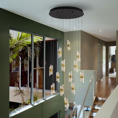Lustra LED suspendata design elegant Iliada 13L
