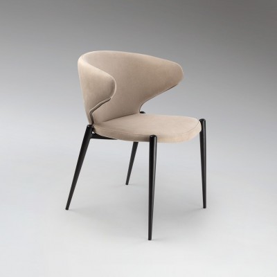 Scaun dining design elegant Alize bej