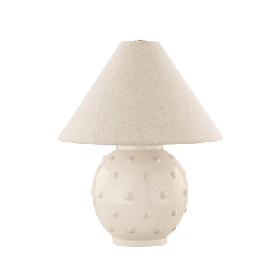 Veioza LUX, Ceramica Ivory, Tesatura In, ANNABELLE