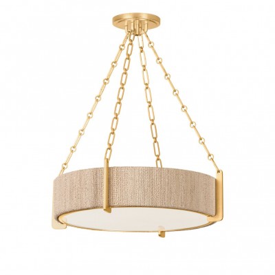 Lustra suspendata design LUX, Franghia Abaca, Quebec 56cm