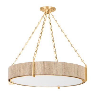 Lustra suspendata design LUX, Franghia Abaca, Quebec 78cm