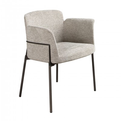 Scaun modern design italian, Tesatura, Grey