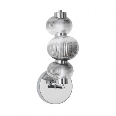 Aplica de perete LED design modern Leda crom
