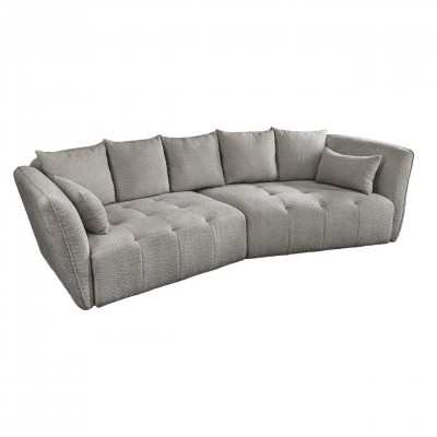 Canapea mare, Tesatura boucle gri, ROYAL 295cm