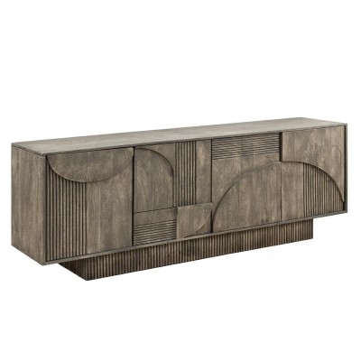 Comoda cu model optic 3D, Lemn, ART DECO 170cm