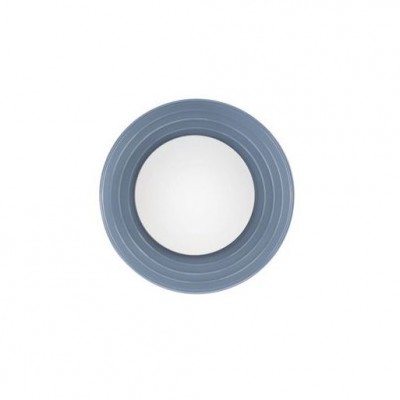 Aplica decorativa ceramica blue gri, sticla alb, ORBIQUE