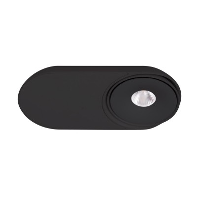 Spot LED Aplicat Directionabil Design Modern, Vector 10w negru