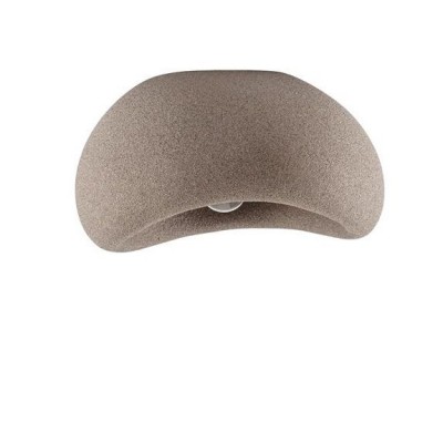 Plafoniera design modern, Stone Brown, AERE, L 40cm