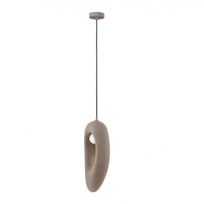 Pendul design modern, Stone Brown, TEMPUS, 18x48cm