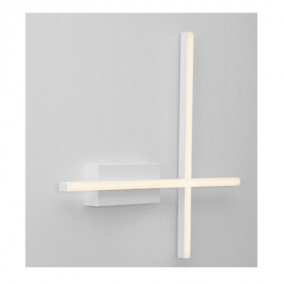 Aplica de perete LED  design modern QUAM alb